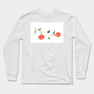 halloween, pumpkin, harvest, food, vegetable, diet, vegetarian, nature, autumn, watercolor, plant Long Sleeve T-Shirt